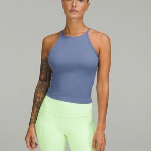 Lululemon Lightweight High-Neck Yoga Tank Top (Water Drop)